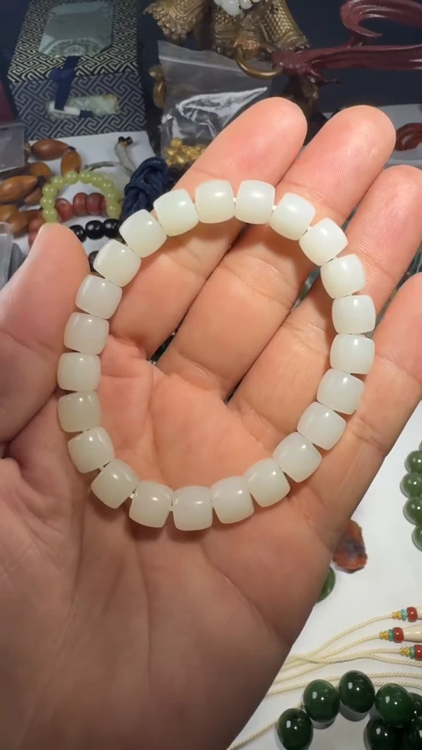 未镶嵌手串和田玉手串