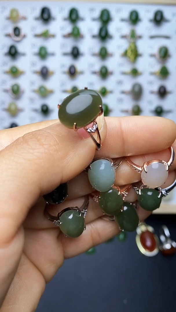 【闪购商品】和田玉戒指未镶嵌1