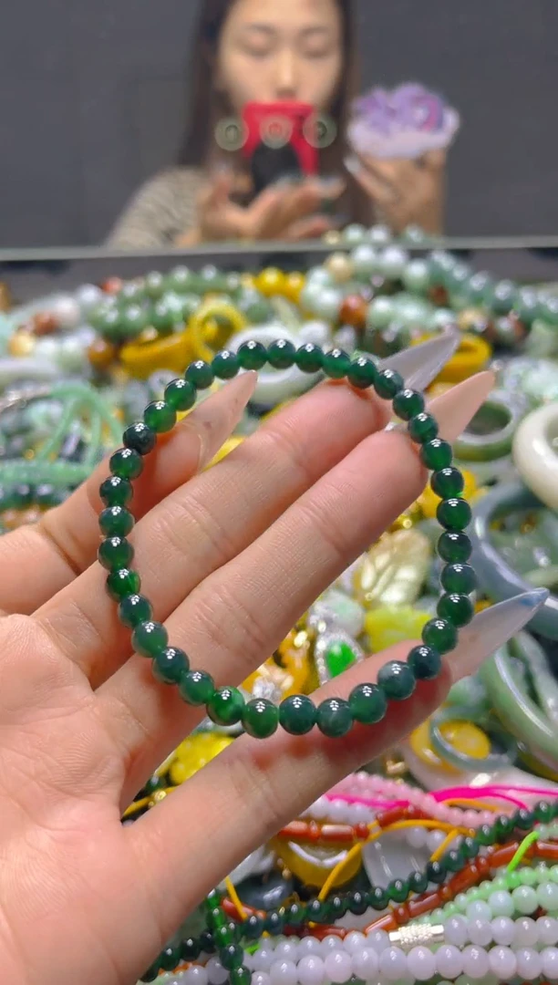 颈饰未镶嵌翡翠5MM