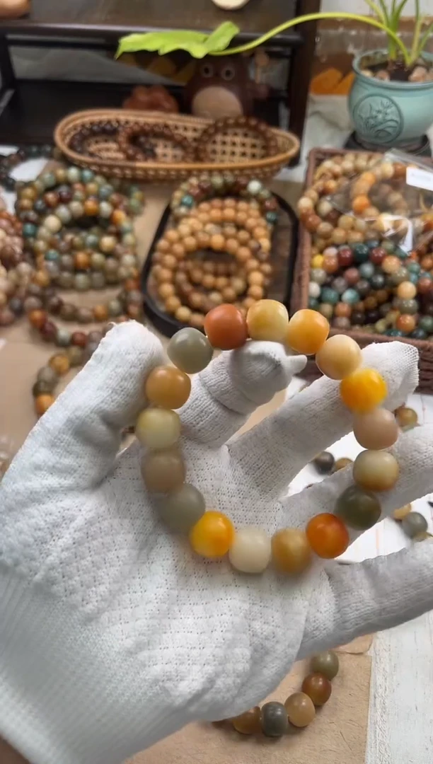 手串菩提根/象牙果?***岩a417 卡15 干磨泡泡糖微瑕