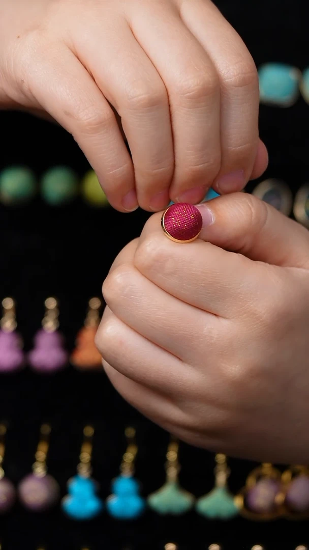 织绣0801耳饰+非遗国风手工美物