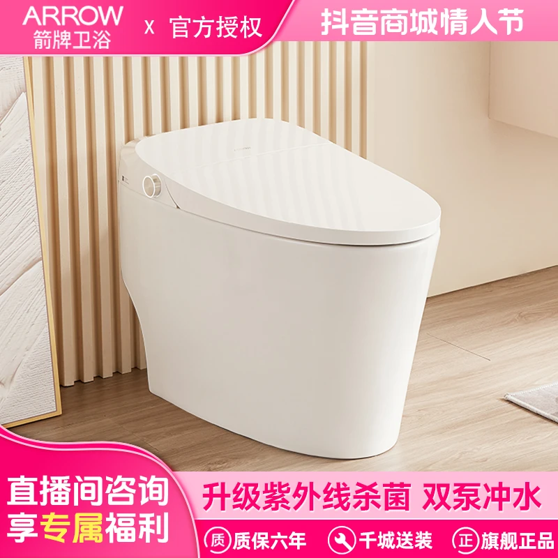 ARROW/箭牌全智能马桶AKE1160-S紫外线杀菌双泵冲水脚触冲轻音冲