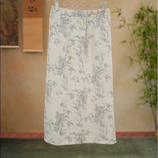 新中式国风春夏半身裙