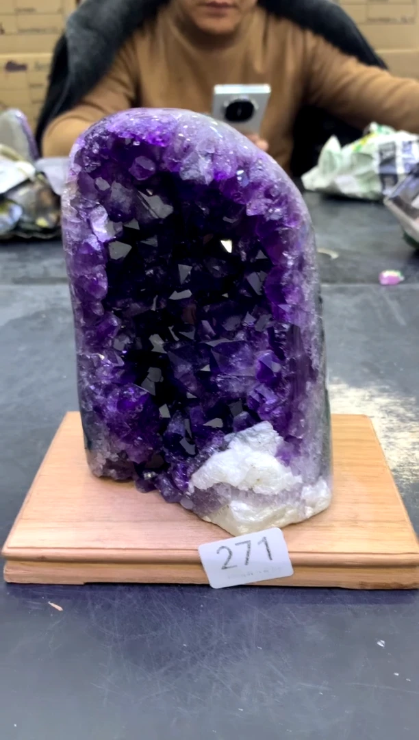 【闪购商品】水晶摆件未镶嵌天然紫水晶摆件271