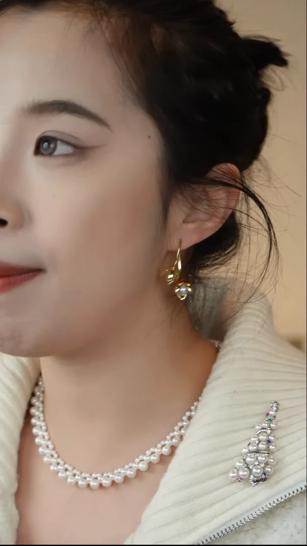 【闪购商品】海水珍珠耳饰未镶嵌1