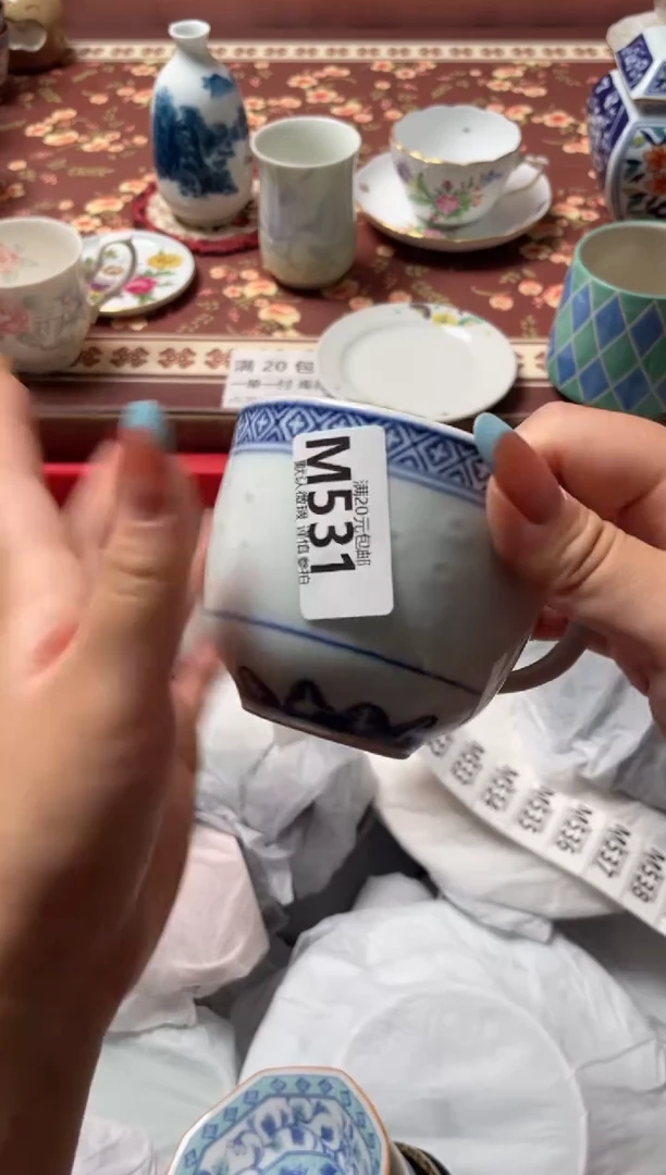 瓷片俩*妈瓷器瓷器M531