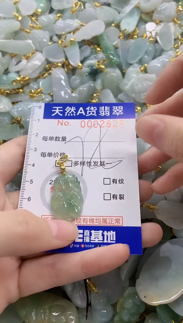 颈饰未镶嵌翡翠天然A货翡翠