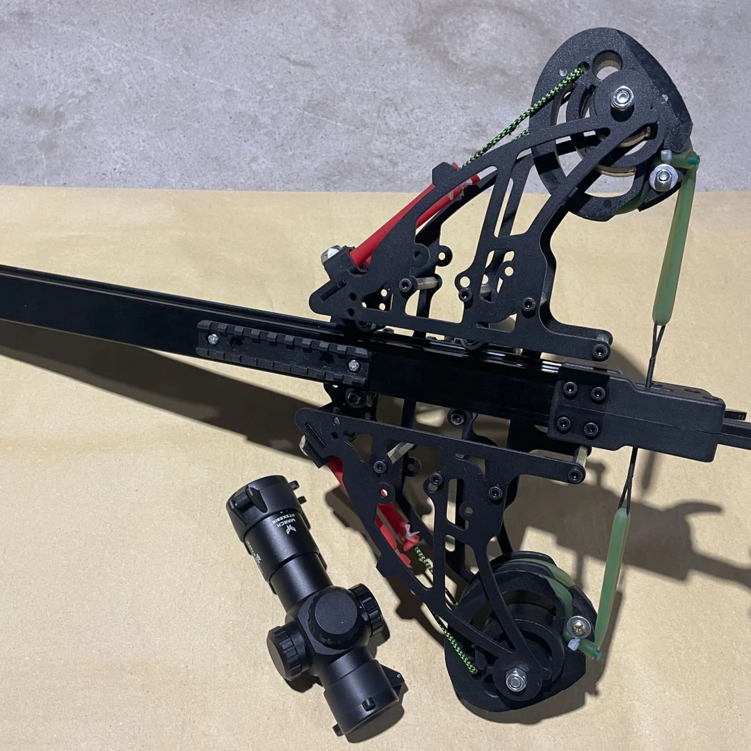 高速连发复合弓车载复合弓瞄准镜套餐高清倍镜复合弓