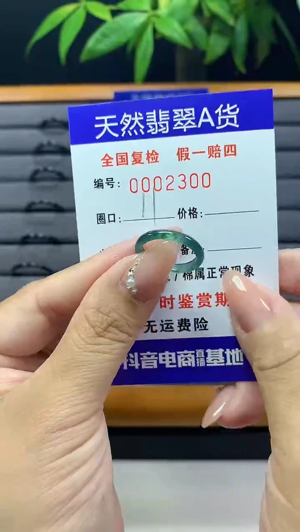 【闪购商品】翡翠戒圈未镶嵌天然翡翠A货2300