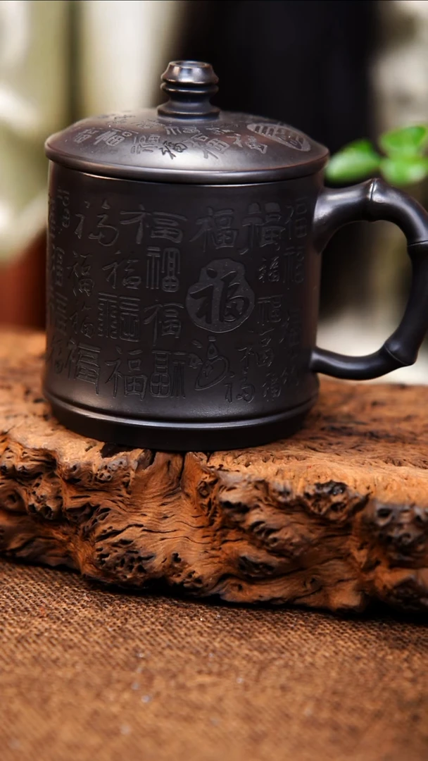 茶杯紫砂宜兴原矿紫砂杯