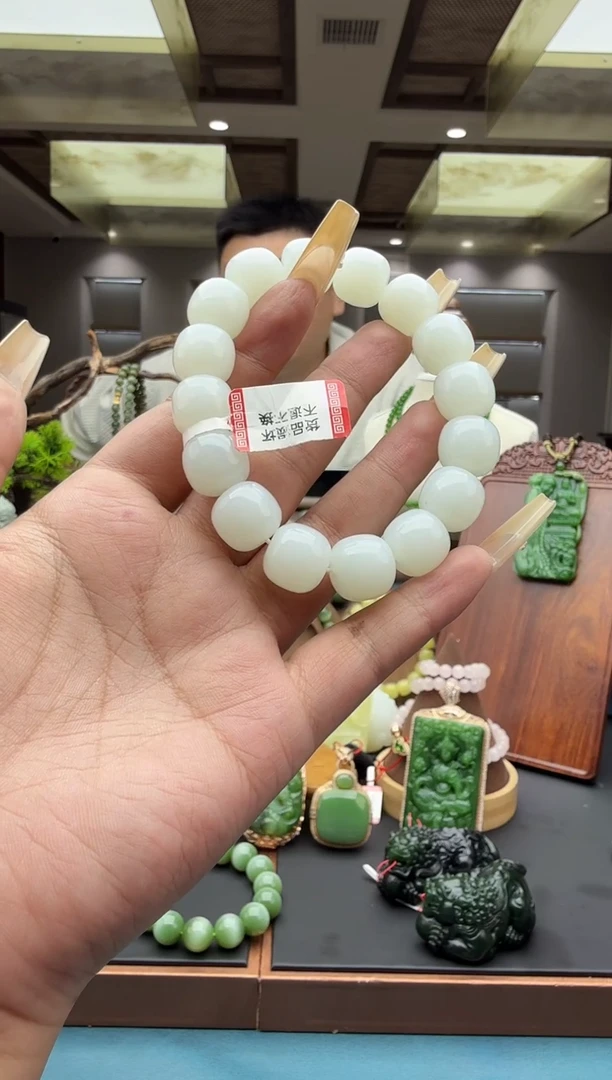 未镶嵌手串和田玉yjk