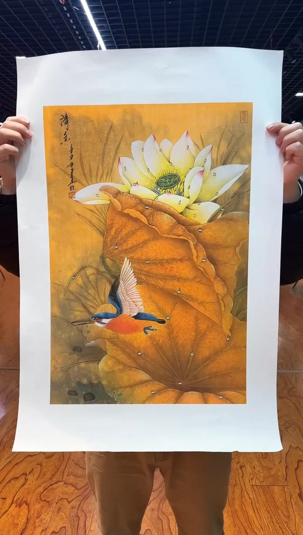 【闪购商品】国画画都展厅-周建真老师亲笔作品26-17