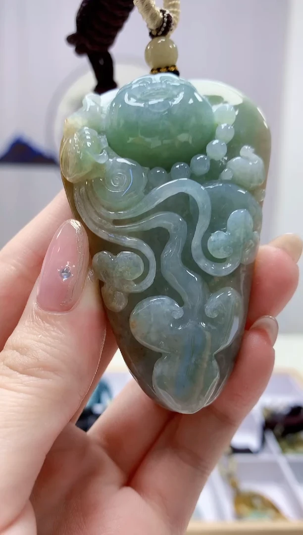 定制翡翠未镶嵌4898jw-毛货挂件109
