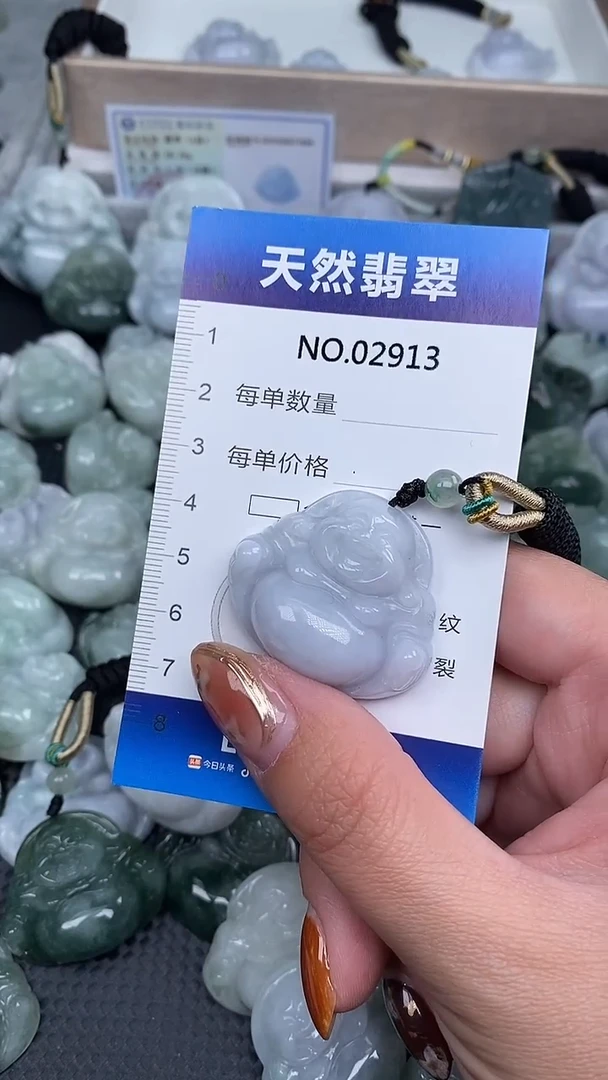 颈饰未镶嵌翡翠纯天然A货翡翠2913