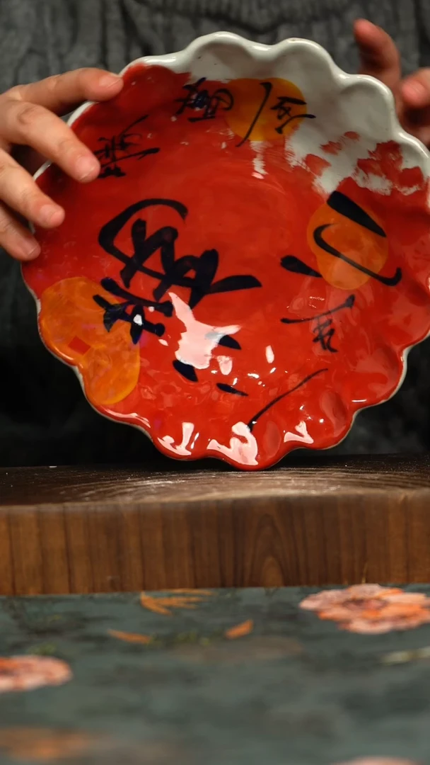 杯釉下彩手工手绘同款陶器