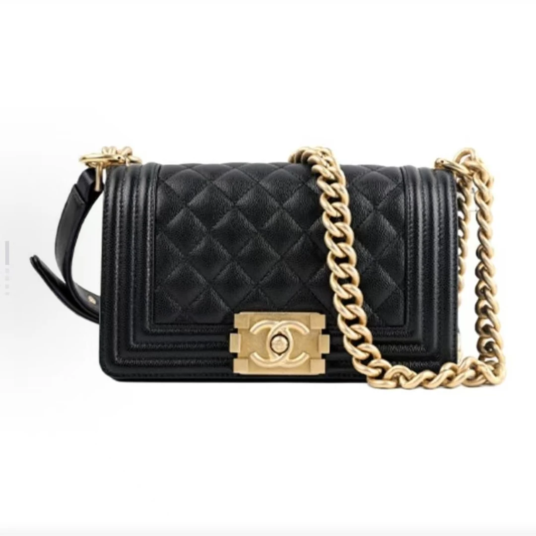 99新 Chanel/香奈儿 安洁利严选口盖包/BK0164408 斜挎包