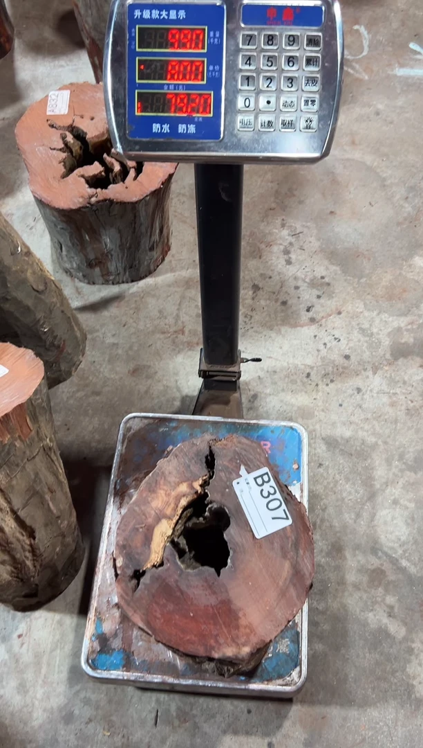 紫檀木类端景台高*赞比亚血檀 非洲紫檀