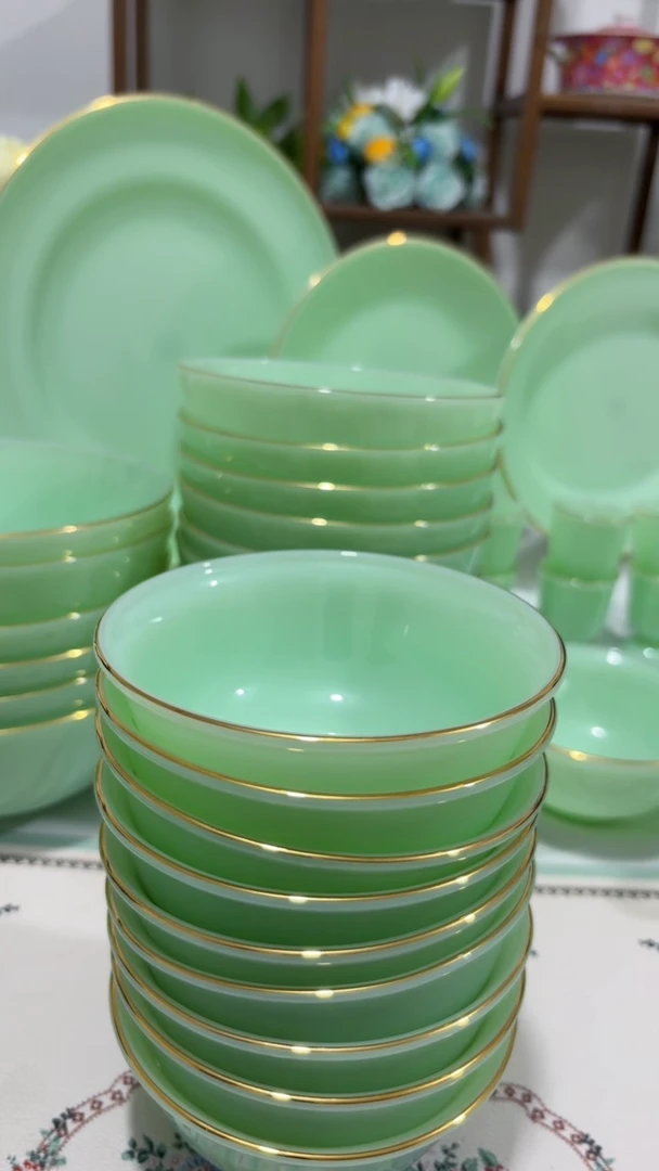 4.5英寸玉瓷碗10个口径11.5厘米