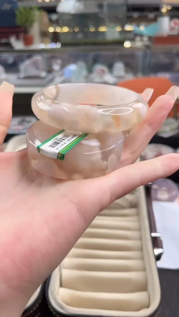 未镶嵌手镯石英质玉59圈口 （赠品镯心）385549