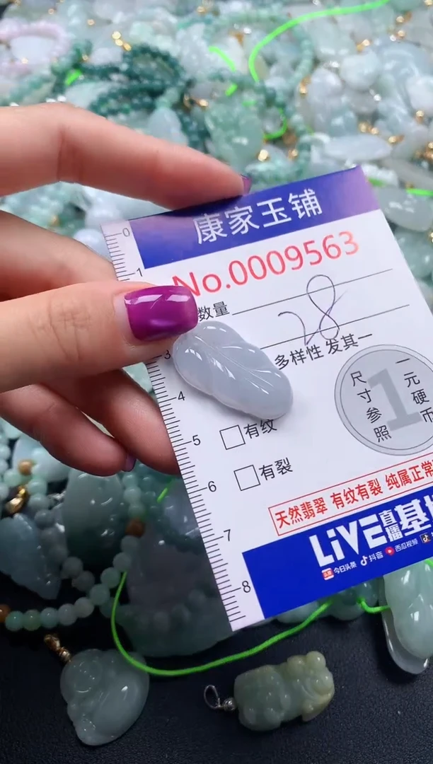 颈饰未镶嵌翡翠9563
