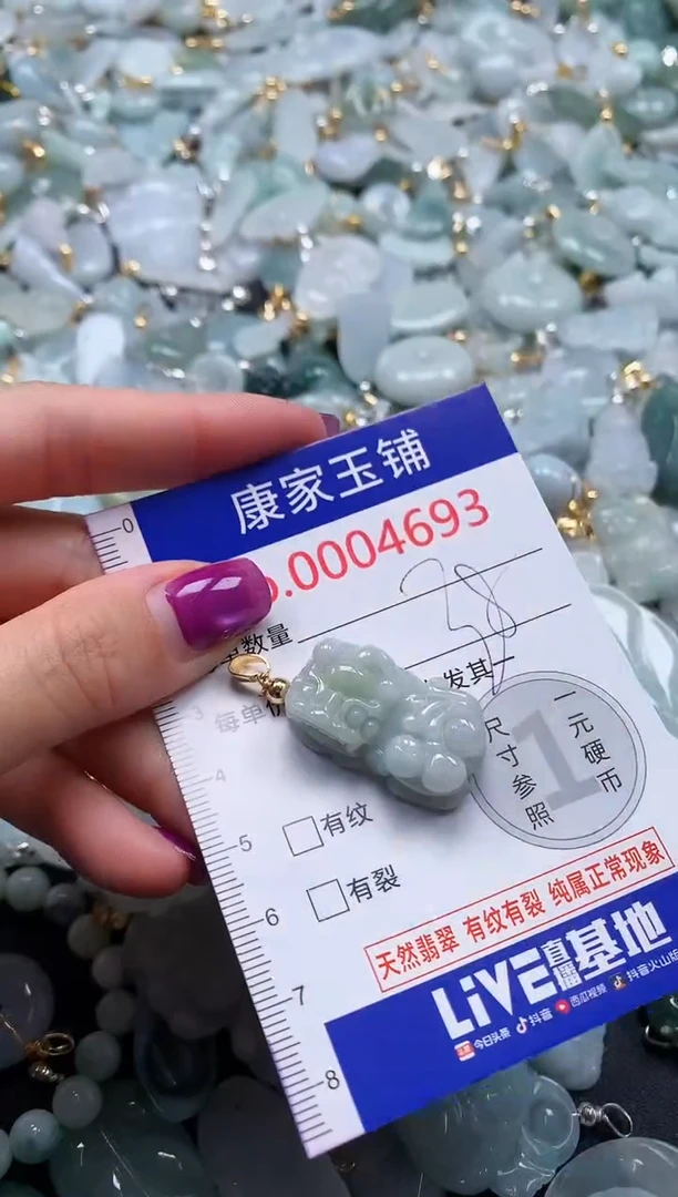颈饰未镶嵌翡翠4693
