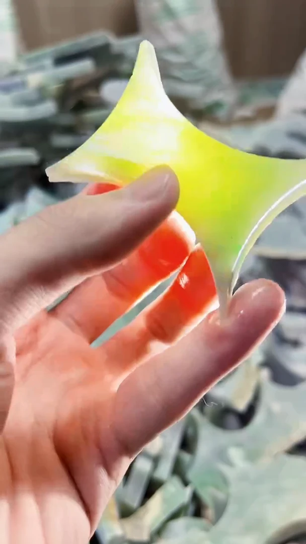 翡翠裸石缅甸翡翠A货文6944