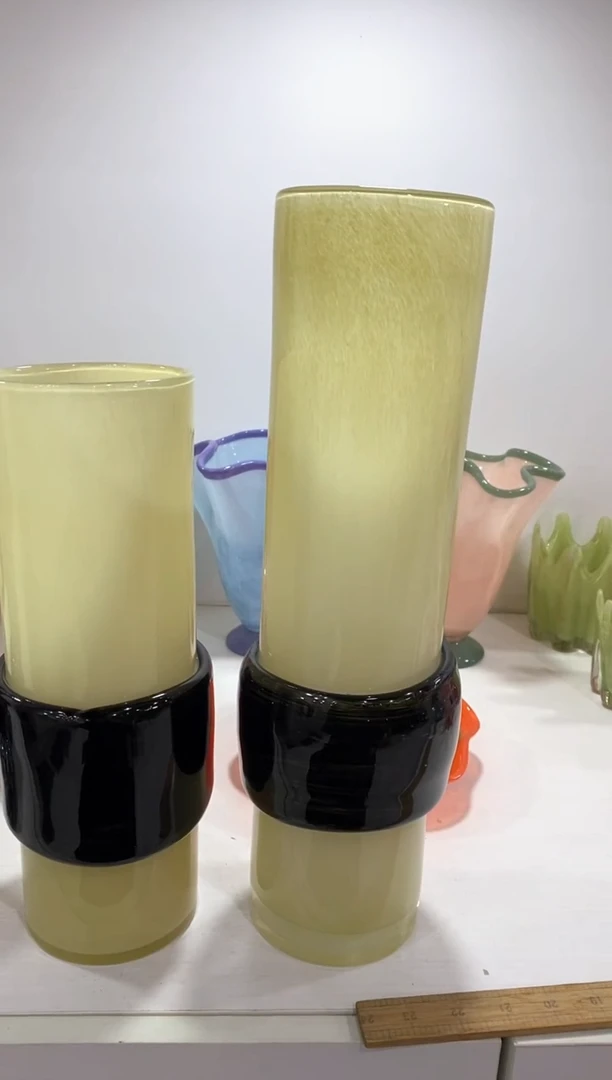 【闪购商品】琉璃慕忆家花瓶一对