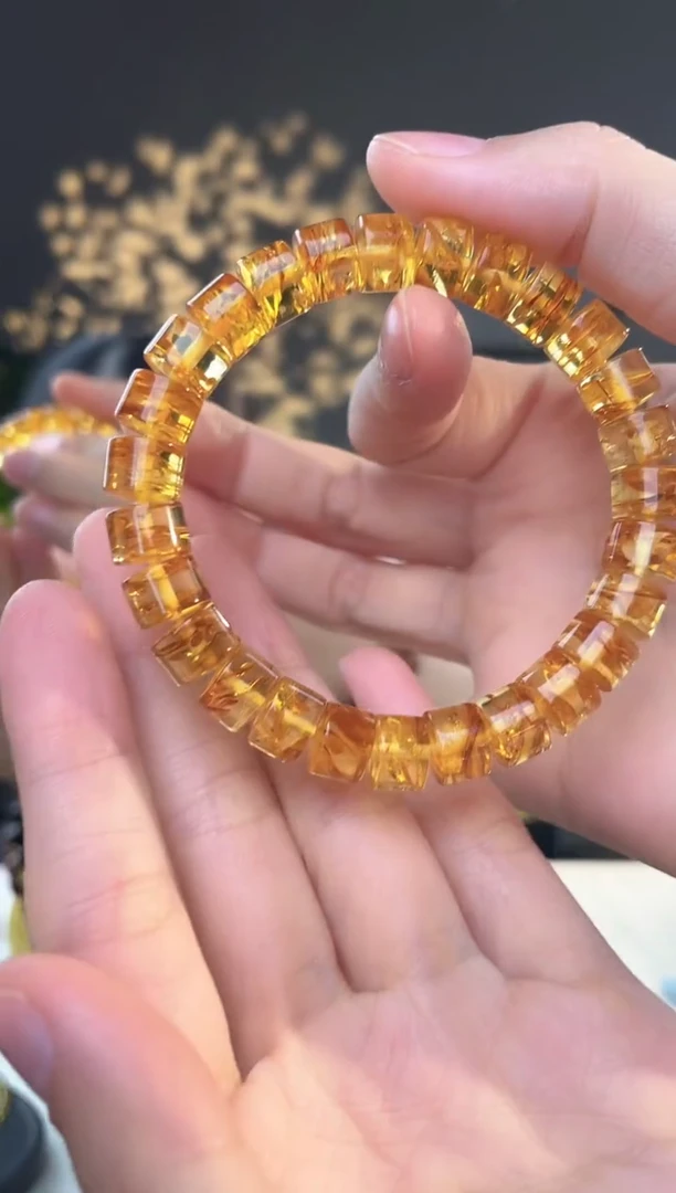 裸石琥珀未镶嵌9+花珀直切