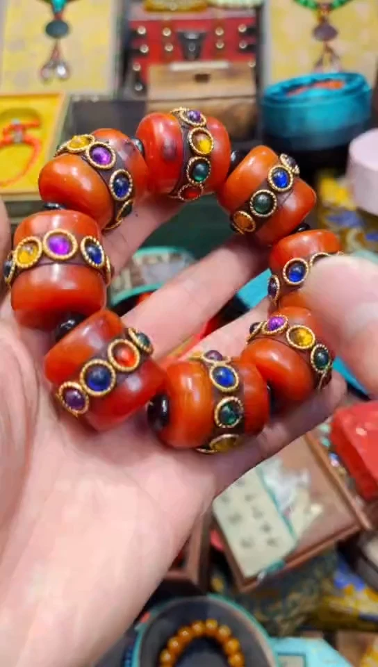 【闪购商品】蜜蜡裸石18K金镶嵌A瑞哥专属高端精品51