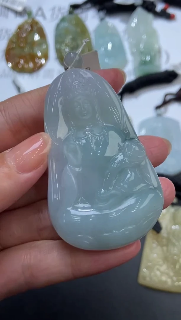 未镶嵌挂件翡翠372480  多人