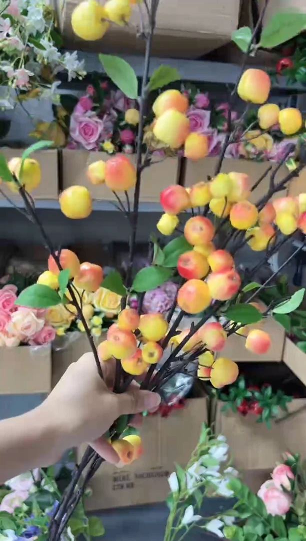 2枝橙色小苹果