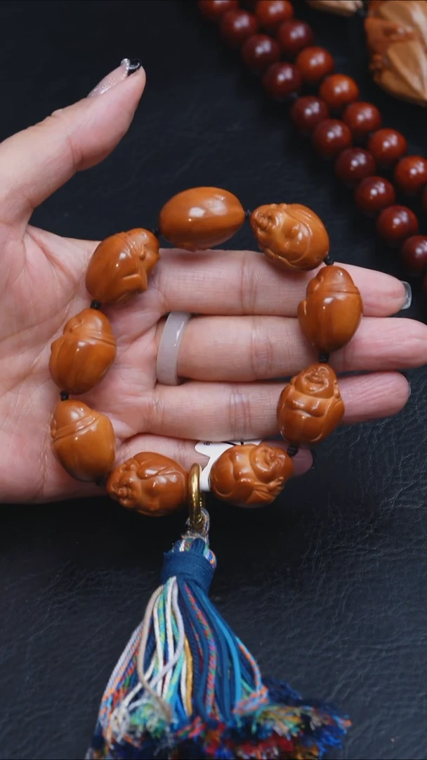 吊坠橄榄核心***痕1.8八宝弥勒