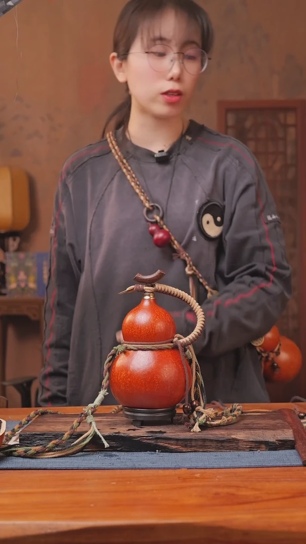 1952号链接精品大漆葫芦现货现发[一物一拍]