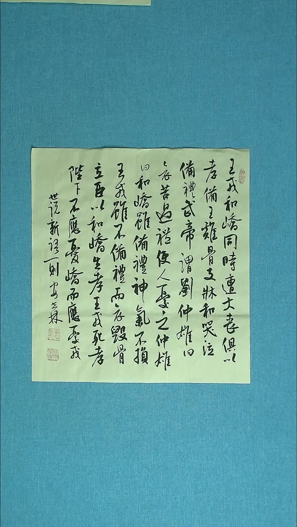 【闪购商品】书法228 甘肃安世林中书协49*45