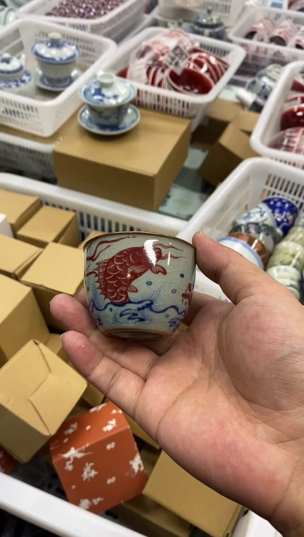 陶瓷老陶泥茶具容量约50