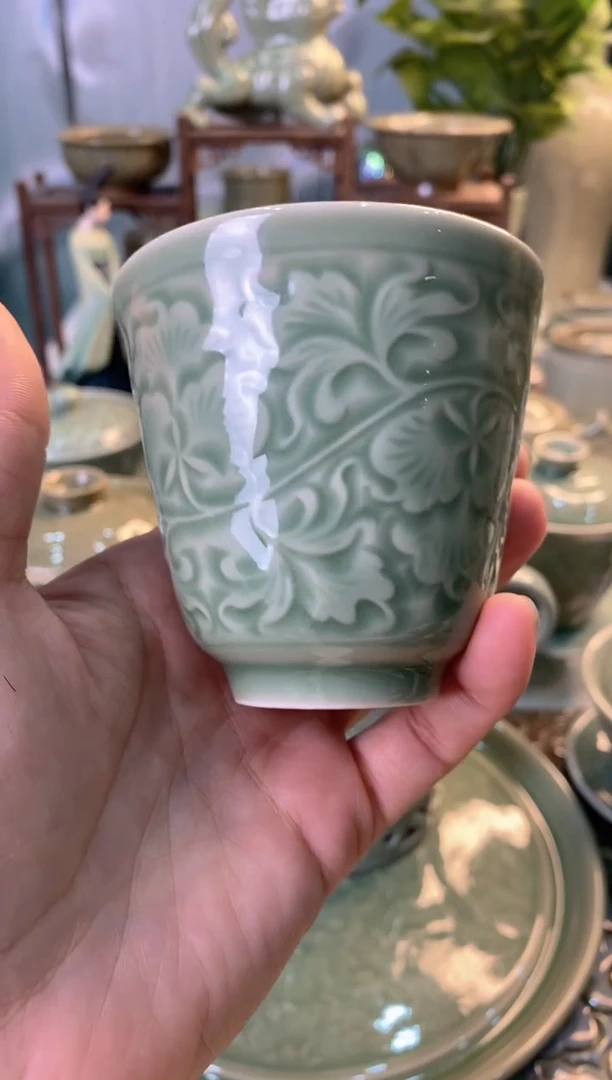 耀州窑瑕疵处理 隋型杯【b000028】一个