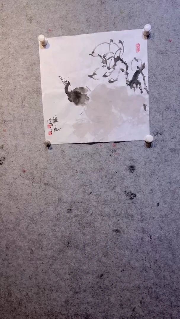 【闪购商品】国画张自学水墨画51