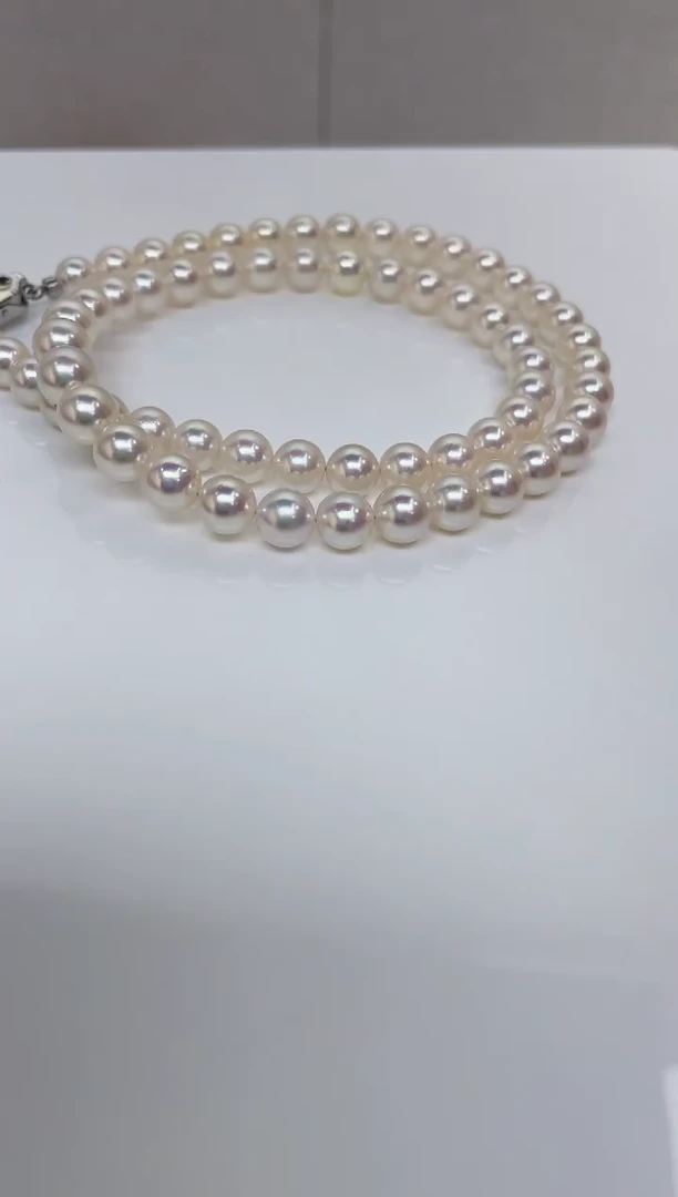 海水珍珠银S925镶嵌颈饰