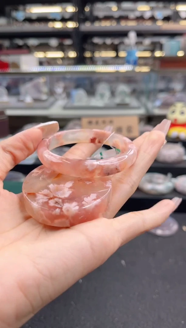 石英质玉手镯未镶嵌54圈口（赠品镯心）S961045