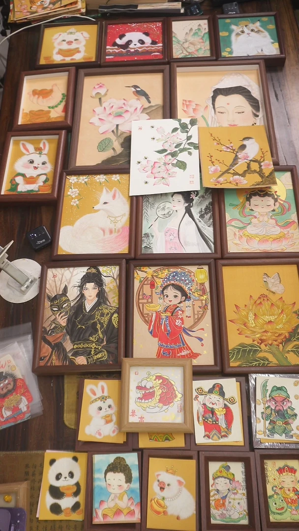国画迷你小摆台7