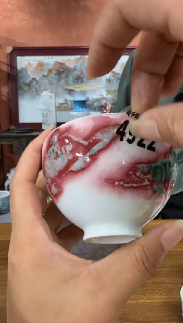 吴义松陶盟手工手绘陶瓷编码：4922