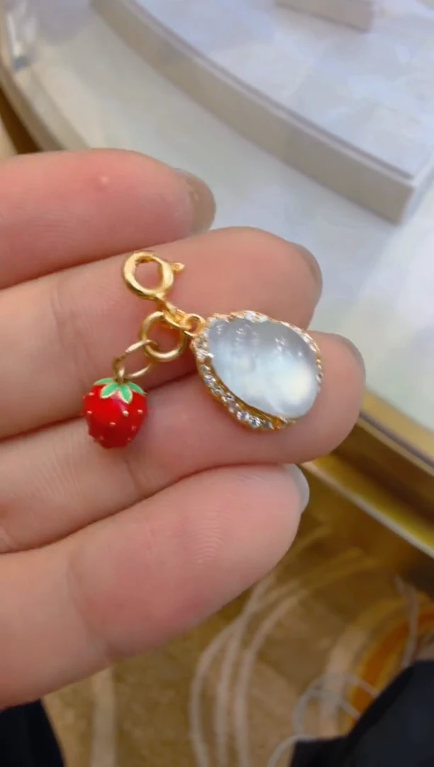 吊坠(不含链)银S925镶嵌翡翠多样性团购发一件