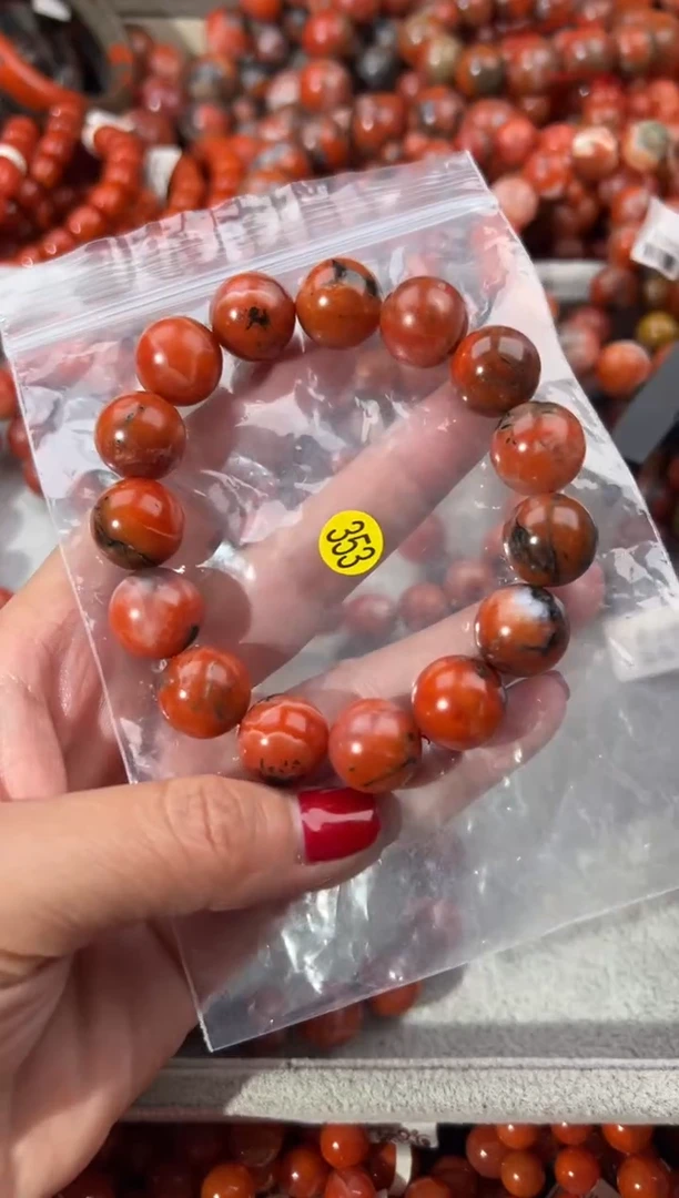 未镶嵌手串南红玛瑙14+