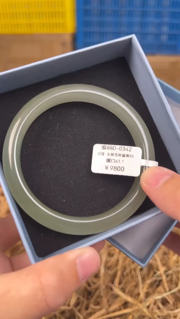 未镶嵌手镯石英质玉编码D0342