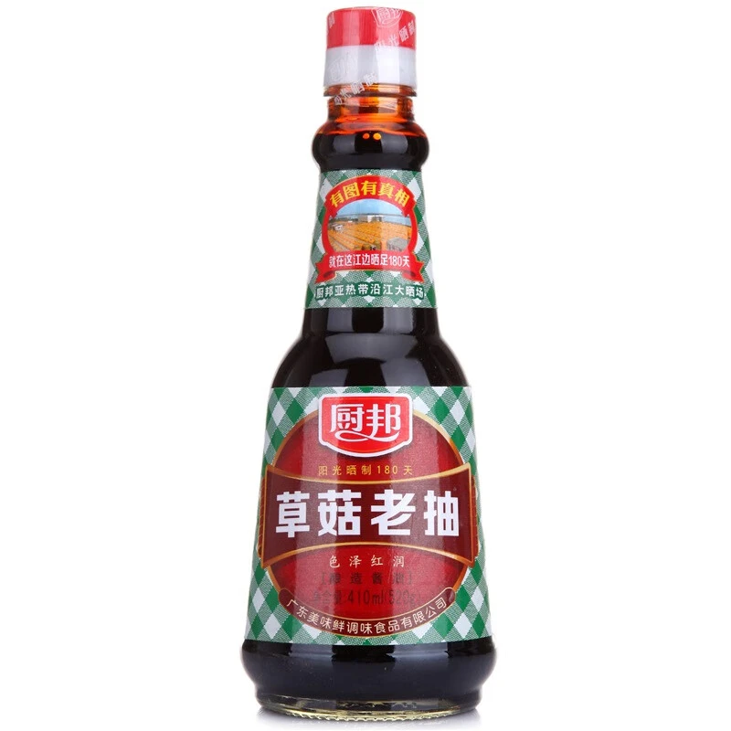 厨邦草菇老抽 410mL/瓶