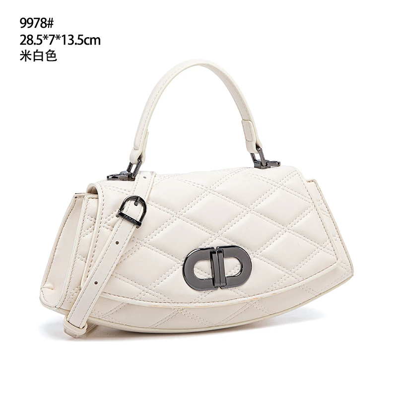 【艳姐甄选】QYX-9978-米白色 女士包包潮流美式度假风休闲夏季