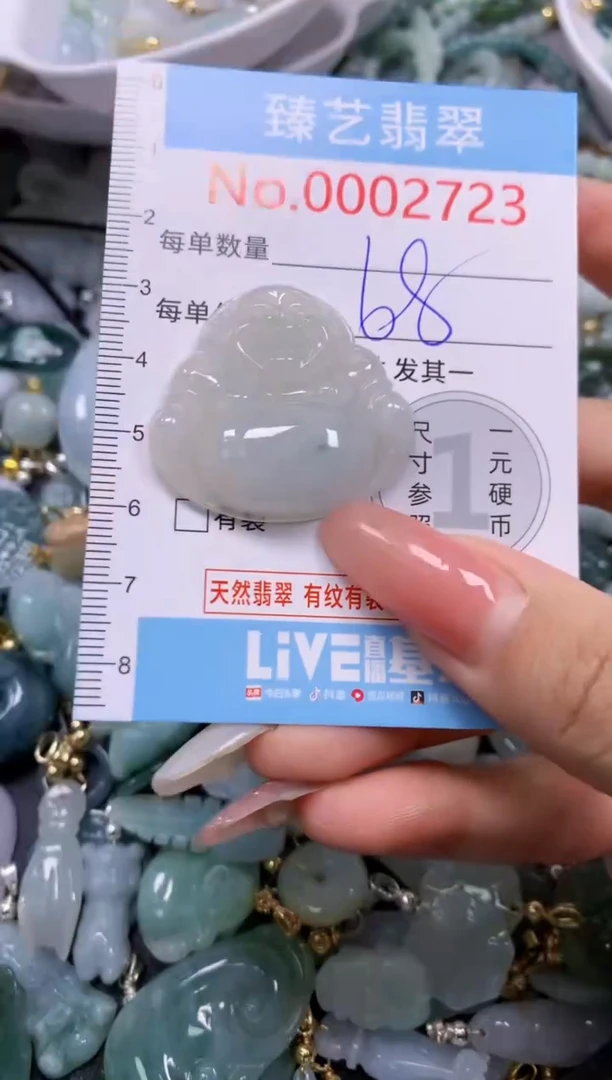 翡翠未镶嵌吊坠(不含链)2723