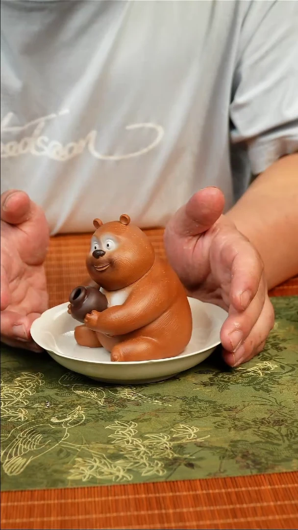茶壶紫砂熊大壶u会不会有