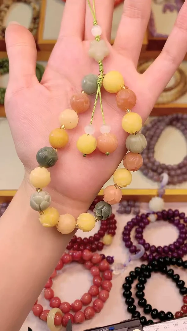 手串白玉菩提孤品