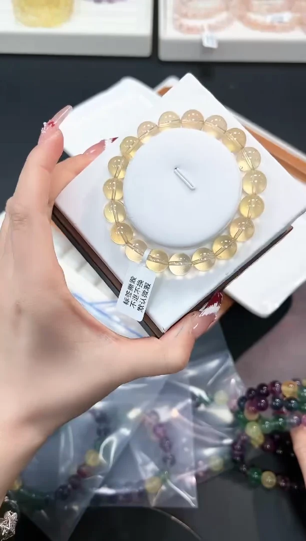 【闪购商品】水晶手串未镶嵌7p多样性发其一/1条默认微瑕